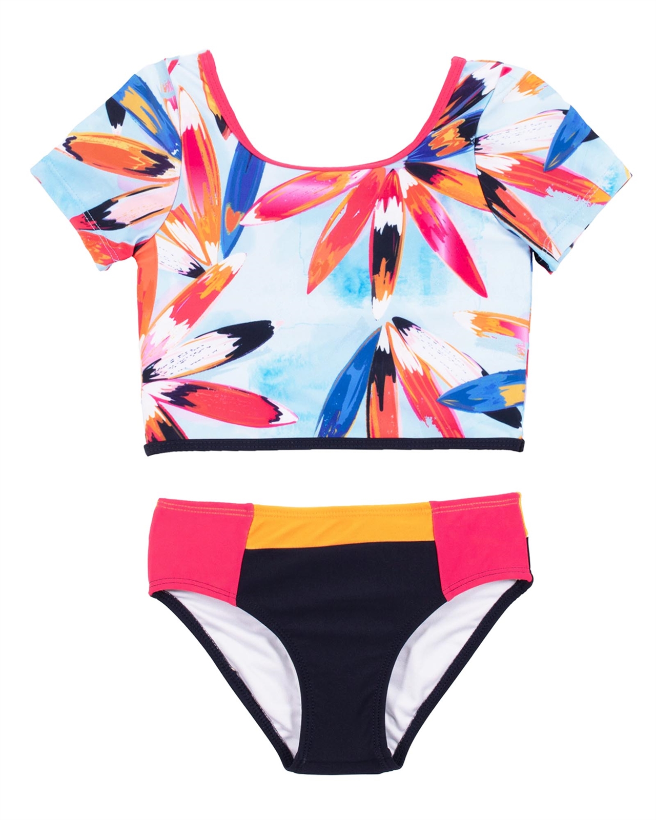 Tankini Swimsuit for Women Bathing Suit Printed Lined Swimwear
