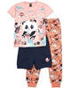 Nano Girls Three-piece Pyjamas Set with Panda Print