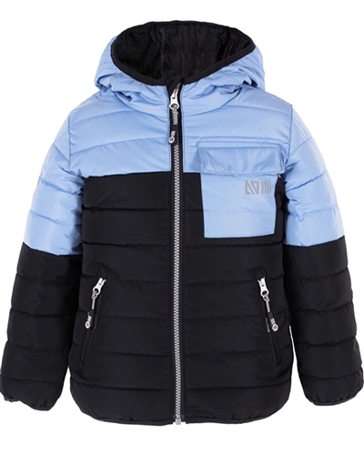 Nano Girls Transitional Quilted Jacket in Blue/Black