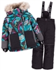 Nano Girls Nellie Two-piece Snowsuit in Abstract Leaves Print