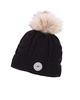 Nano Girls Cable Knit Hat with Pompom