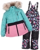 Nano Girls Tiffany Two-piece Snowsuit with Printed Pants