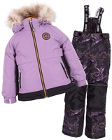Nano Girls Luna Two-piece Snowsuit with Printed Pants