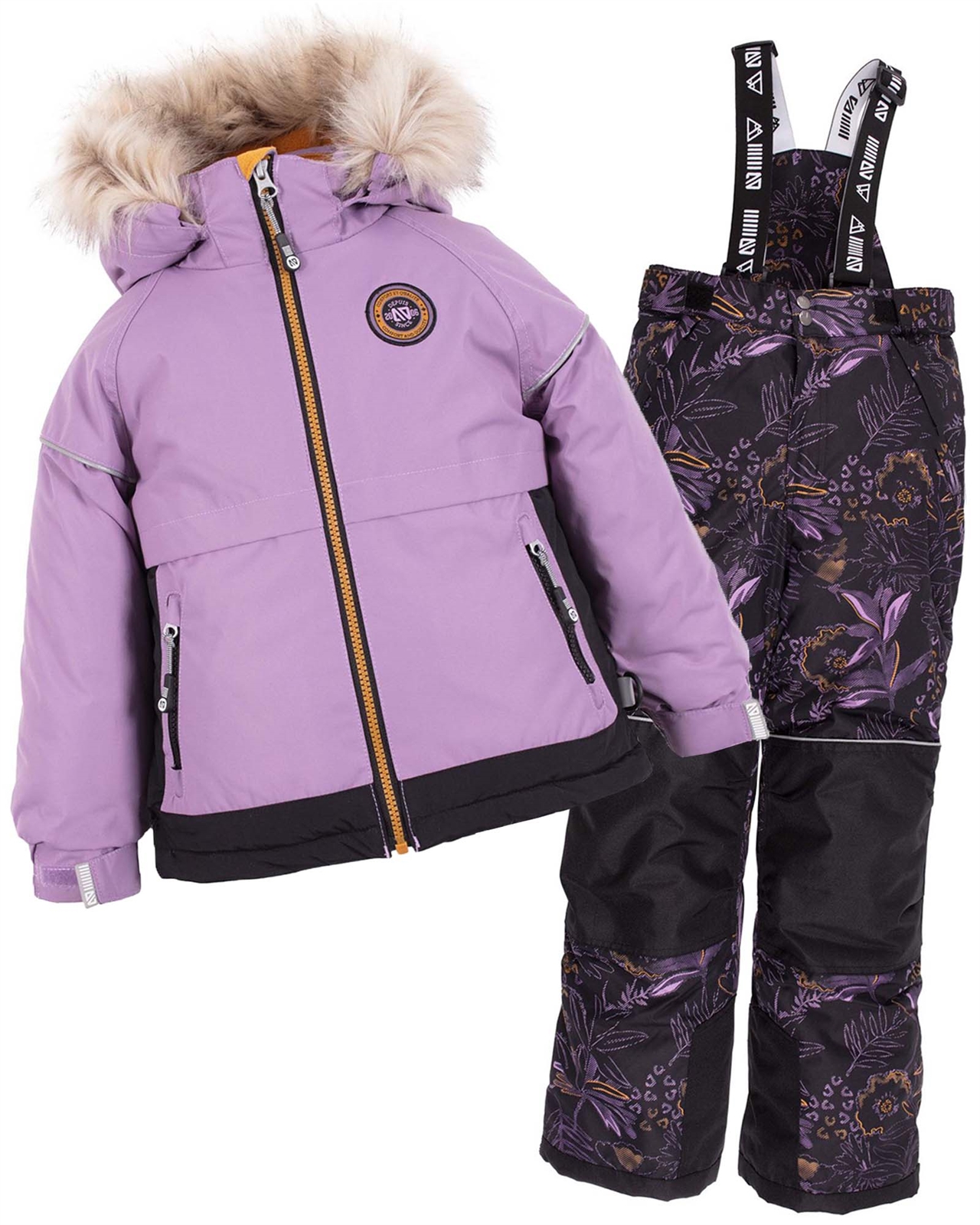 NANO Girls' Luna Two-piece Snowsuit with Printed Pants, Sizes 4-14