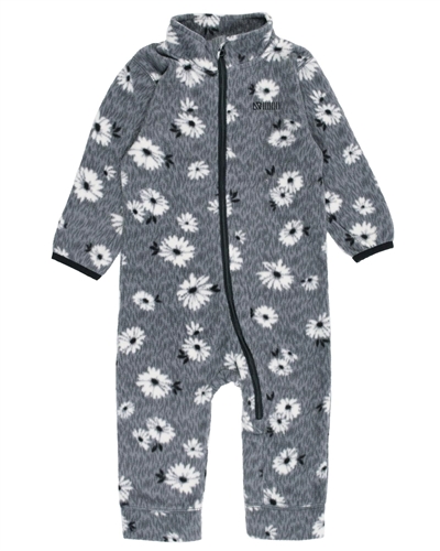 Nano Girls One-piece Thermal Underwear Set in Daisy Print