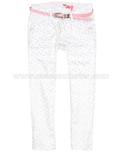 Nono Printed Pants with Belt