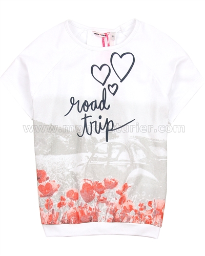 Nono Top with Poppy Print
