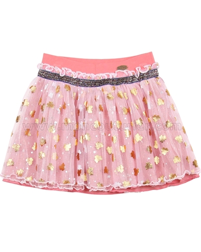 Nono Tulle Skirt with Foil Print