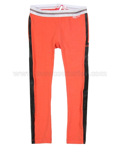 Nono Leggings with Striped Coral