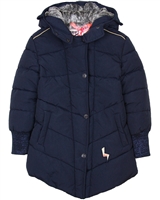Nono Quilted Puffer Coat Navy