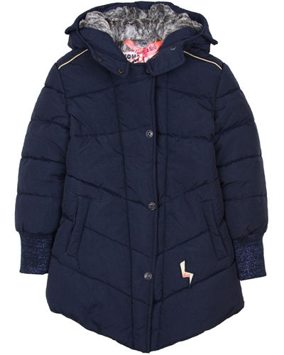 Nono Quilted Puffer Coat Navy
