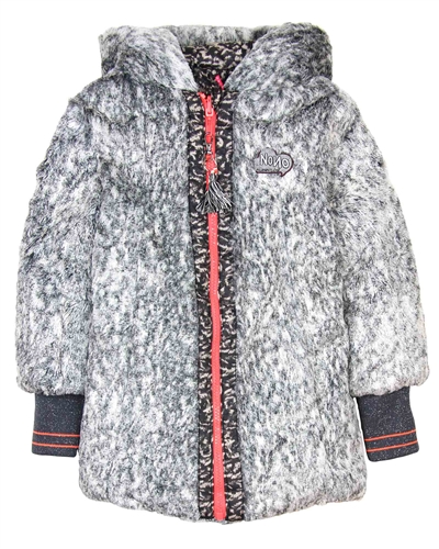Nono Faux Fur/Print Reversible Coat