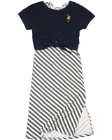 Nono Two-in-one Striped Maxi Dress