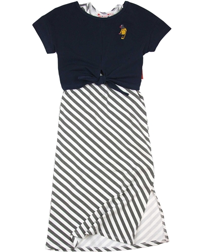 Nono Two-in-one Striped Maxi Dress