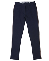 Nono Ponte Pants with Golden Ropes on the Sides
