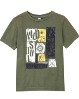 3Pommes Boy's T-shirt with Print Wild Soul