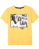 3Pommes Boy's T-shirt with Tiger Print Wild Soul