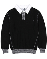 3Pommes Boys Pullover in Layered Look