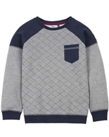 3Pommes Boys Quilted Sweatshirt