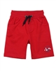 3Pommes Boy's Red Terry  Bermuda Shorts