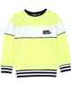 3Pommes Boy's Striped Terry Sweatshirt