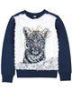 3Pommes Sweatshirt with Furry Front
