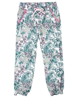 3Pommes Summer Pants in Hawaiian Print