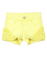3Pommes Twill Shorts with Guipure