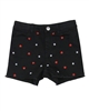 3Pommes Shorts with Stars and Hearts Embroidery