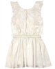 3Pommes Gold Plated Chiffon Party Dress