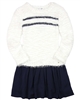 3Pommes Two-in-one Look Sweater Dress