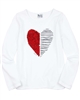 3Pommes T-shirt with Sequin Heart