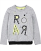 3Pommes Girls Sweatshirt with Printed Front