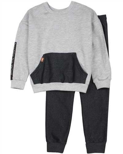 Quimby Boys Sweatshirt and Denim Look Pants