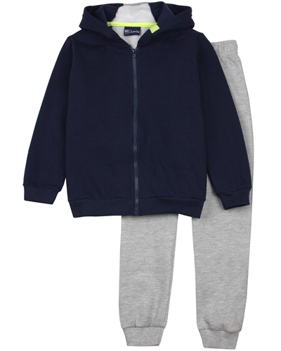 Quimby Boys Zip Front Hoodie and Pants Set