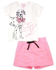 Quimby Girls T-shirt and Terry Skorts Set