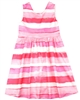 Quimby Girls Striped Satin Dress