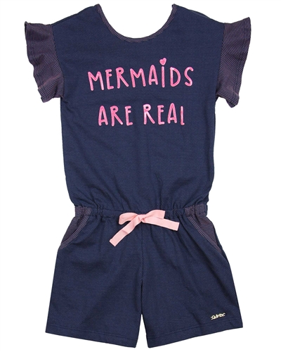 Quimby Girls Jacquard Jersey Romper