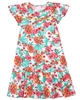 Quimby Girls Dress in Floral Print