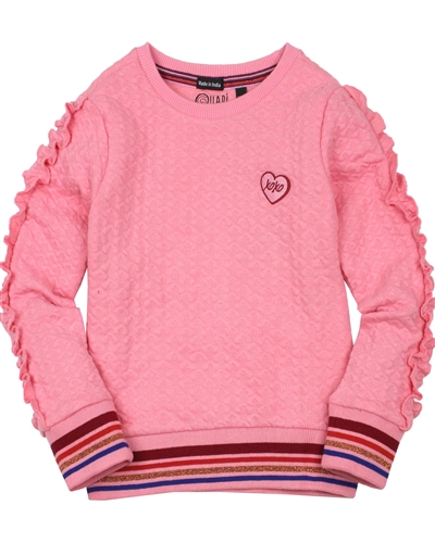 Quapi Girl's Jacquard Sweatshirt