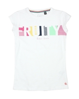 Quapi Girl's T-shirt with FRUITS Print