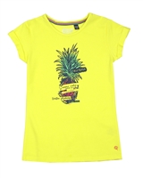 Quapi Girl's T-shirt with Pineapple Print