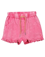Quapi Girl's Shorts in Acid Wash