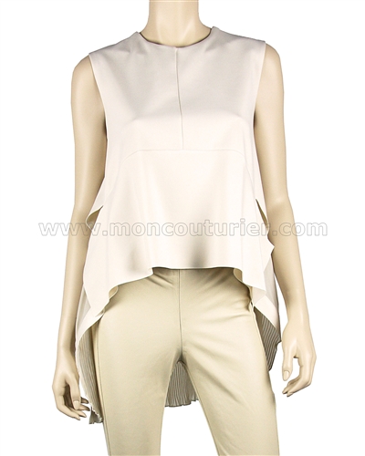 Siste's Hi-low Scuba Top with Plisse