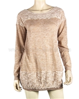 SISTE'S Women's Long Linen Sweater, Sizes S-L