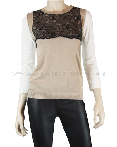 Siste's Women's Sweater with Lace