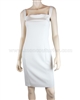 Siste's Pencil Scuba Dress with Lace Back