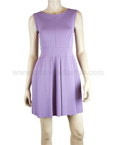 Siste's Pleated Sleeveless Dress in Lavender