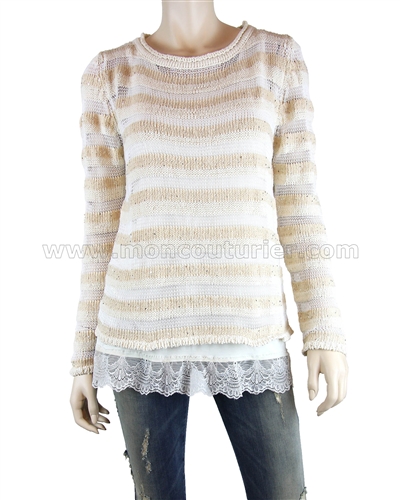 Siste's Open Back Sweater with Liner
