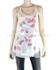 Siste's Silk Chiffon Tank Top over Liner
